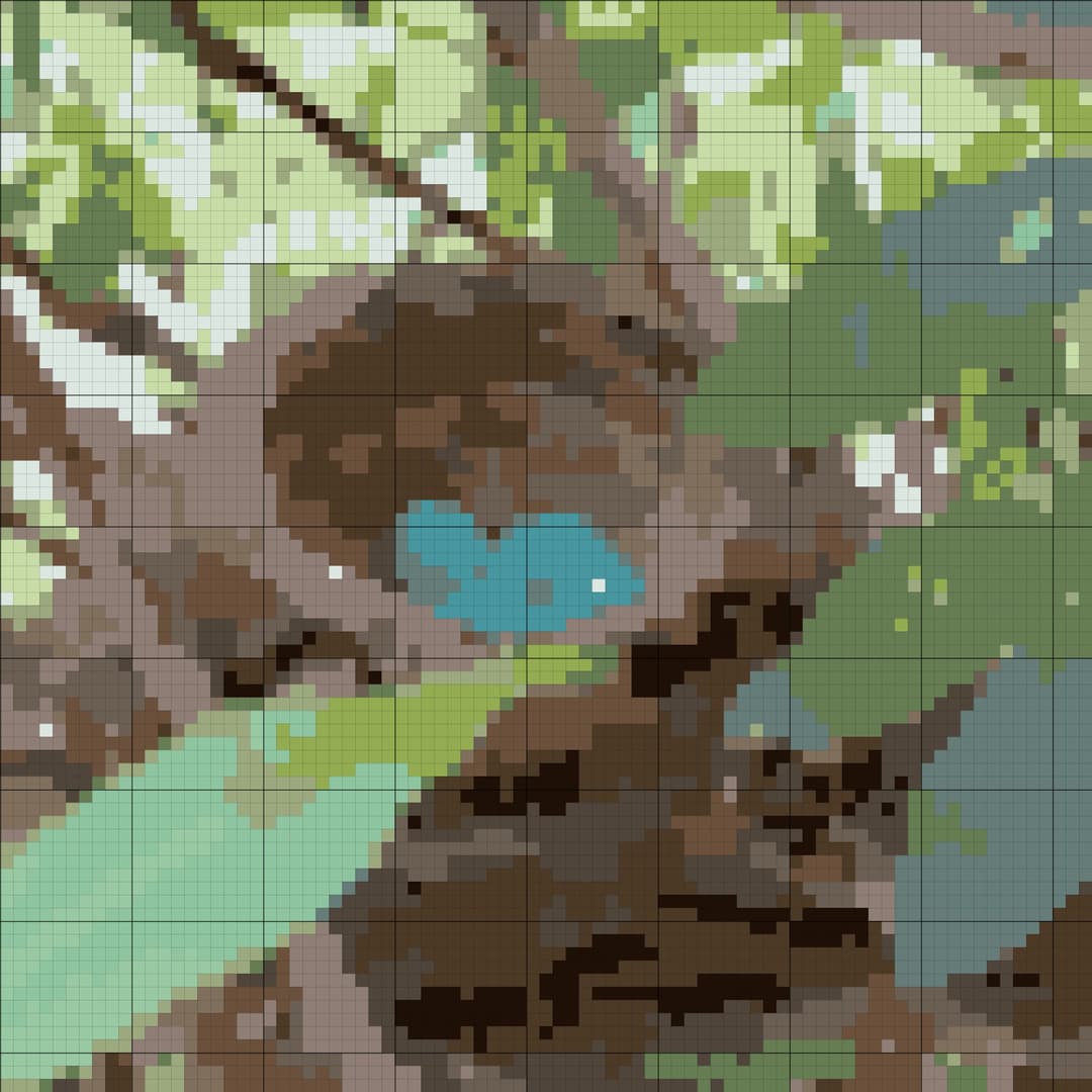 Robin Nest cross-stitch pattern