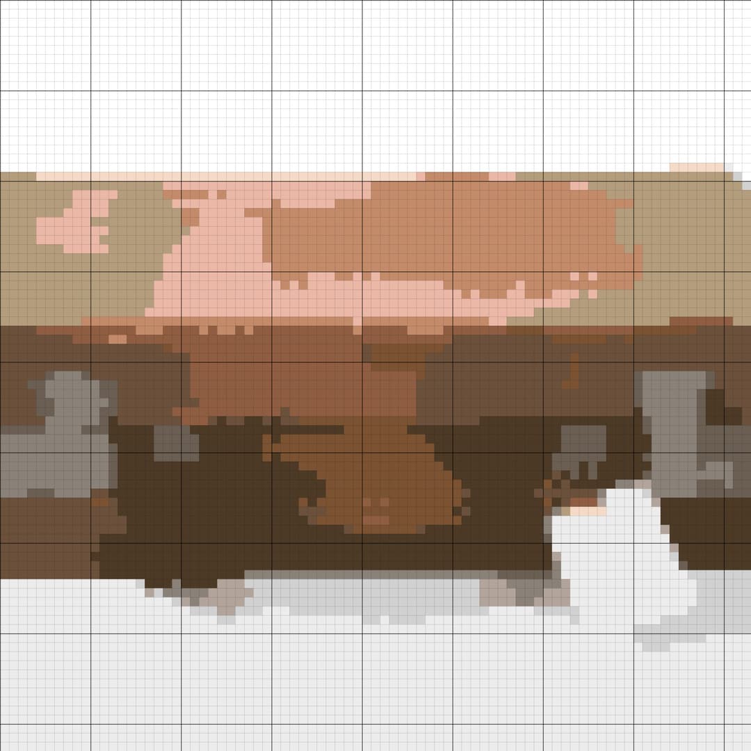 Vintage Suitcase cross-stitch pattern