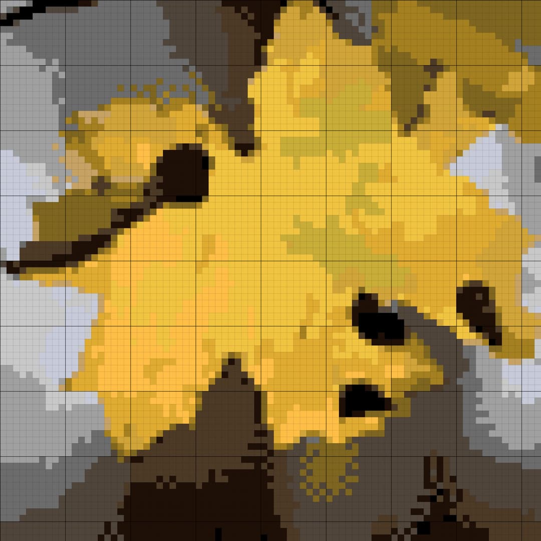 Autumn cross-stitch pattern