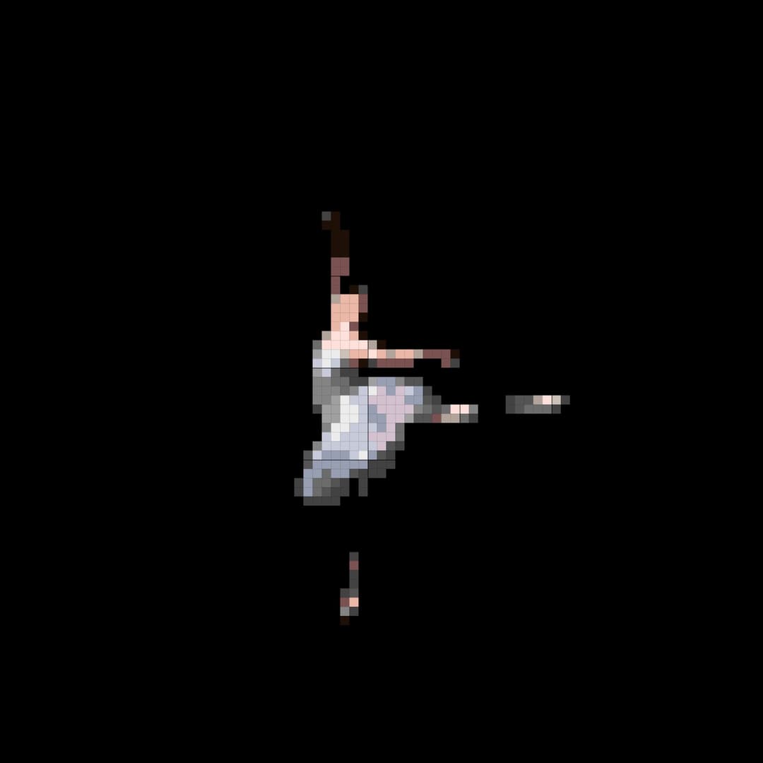Ballerina cross-stitch pattern
